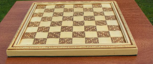 Decorative Ivory Chess Board with 2 inch Squares - Image 2