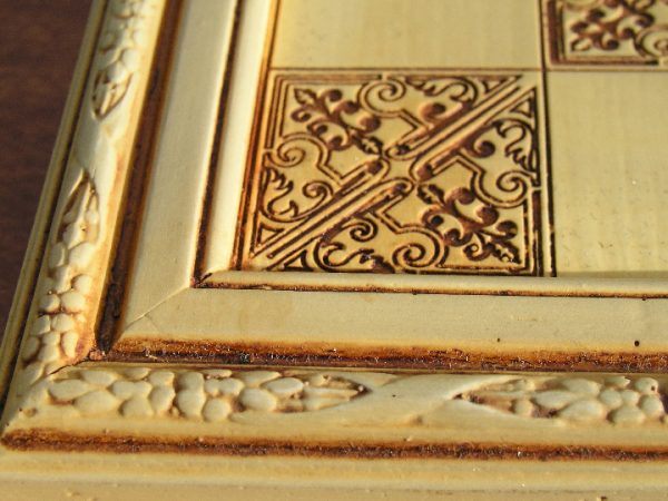 Decorative Ivory Chess Board with 2 inch Squares - Image 4