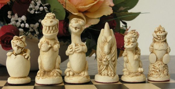 Berkeley Chess - Dinosaur Humour Chess Set - Image 2
