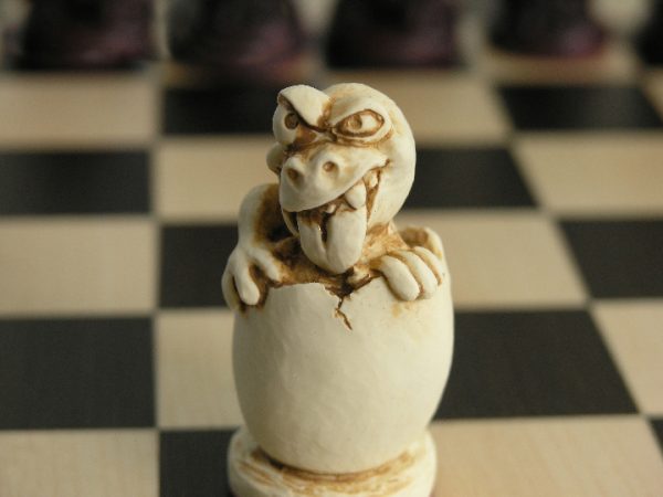 Berkeley Chess - Dinosaur Humour Chess Set