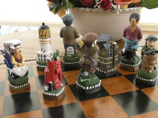 Mascott Chess - Golf Hand Painted Chess Set - Image 2
