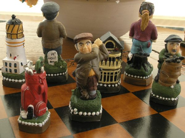 Mascott Chess - Golf Hand Painted Chess Set - Image 10