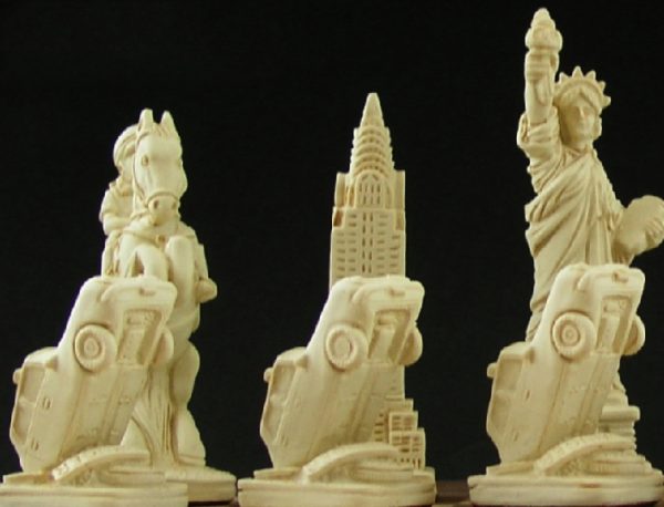Berkeley Chess - New York Chess Set - Brown
