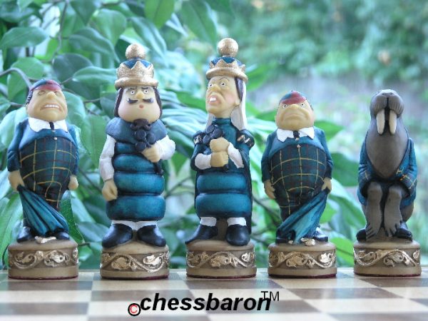 Lewis Carroll Hand Painted Chess Set - Image 3