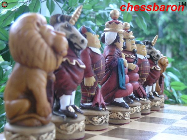 Lewis Carroll Hand Painted Chess Set - Image 4