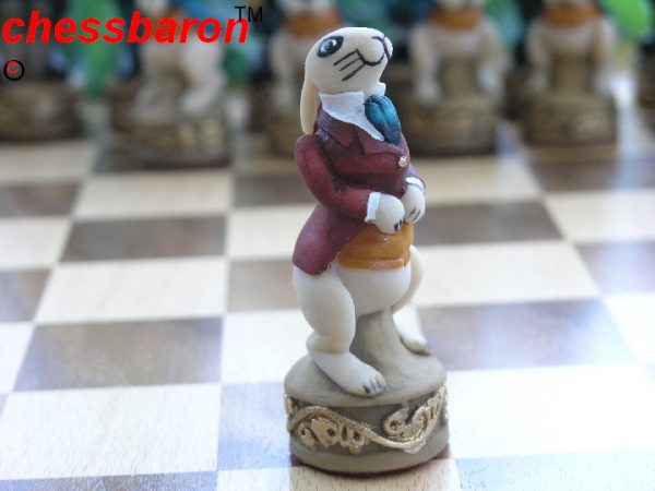 Lewis Carroll Hand Painted Chess Set - Image 9