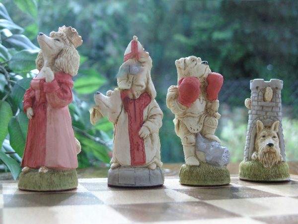 Mascott Chess - Hand Painted Cats and Dogs Chess Set - Image 3