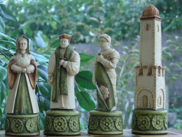 Henry VIII Hand Painted Chess Set - Image 7