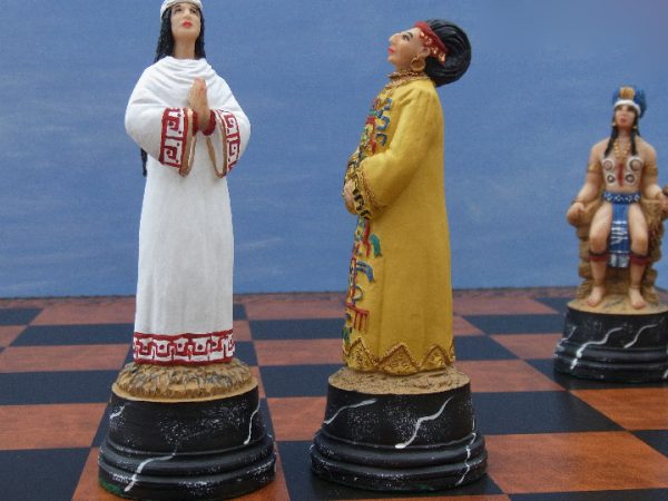 Mascott Chess - Christopher Columbus Hand Decorated Chess Set - Image 6
