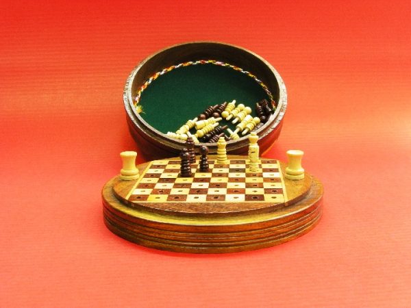 Round Travel 5 inches Diameter Chess Set - Image 8