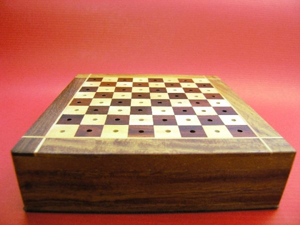 Pegged Travel - 6 inches x 6 inches Chess Set - Image 3