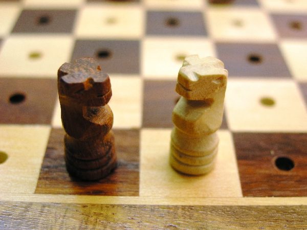 Pegged Travel - 6 inches x 6 inches Chess Set
