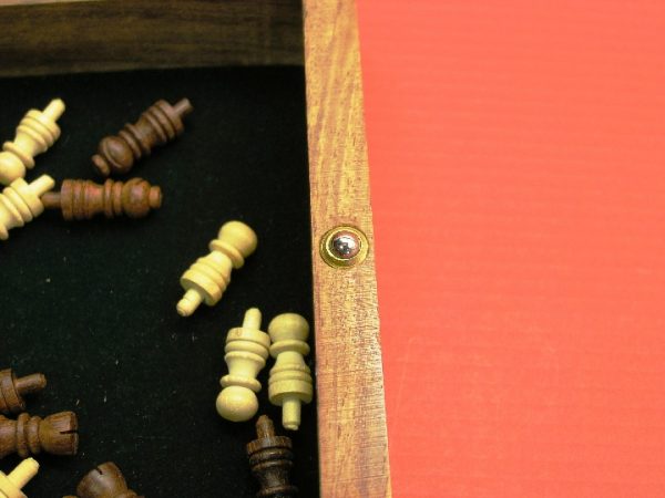 Pegged Travel - 6 inches x 6 inches Chess Set - Image 7