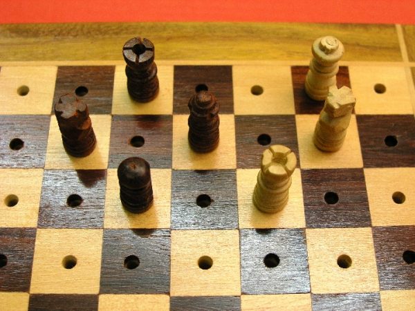 Pegged Travel - 6 inches x 6 inches Chess Set - Image 8