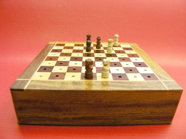 Pegged Travel - 6 inches x 6 inches Chess Set - Image 11