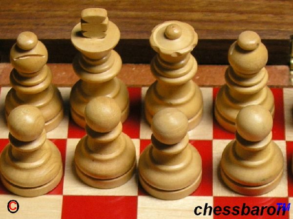 Large 7 inch Square Magnetic Travel Chess Set - Image 6
