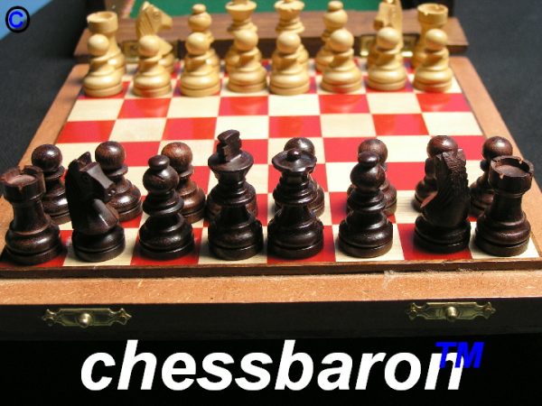 Large 7 inch Square Magnetic Travel Chess Set - Image 7