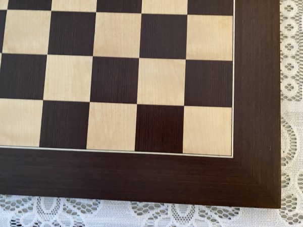 Deluxe Wengue and Maple Chess Board 50cm (2inch)