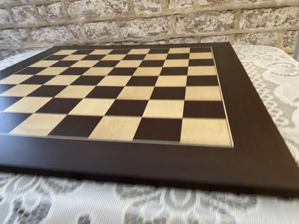 Deluxe Wengue and Maple Chess Board 50cm (2inch) - Image 3