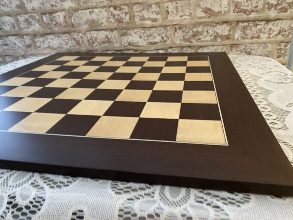 Deluxe Wengue and Maple Chess Board 50cm (2inch) - Image 4