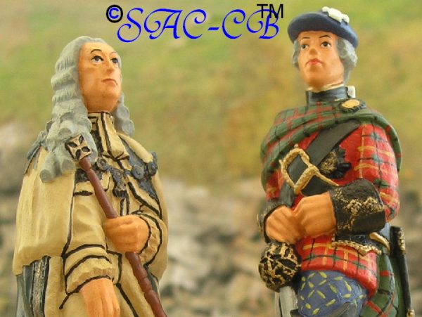 Battle of Culloden Hand Painted Chess Set - Deluxe - Image 3