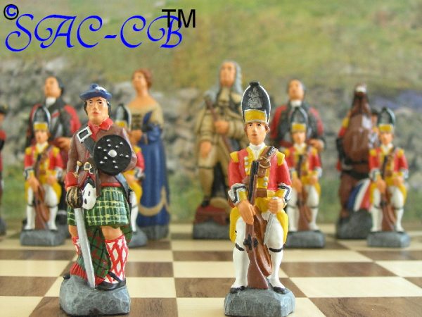 Battle of Culloden Hand Painted Chess Set - Deluxe - Image 6