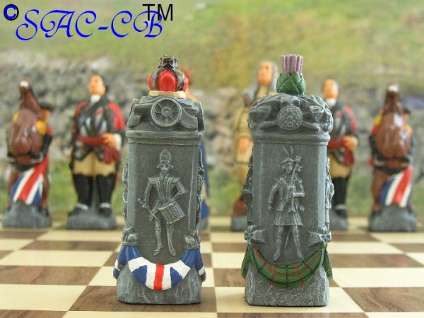 Battle of Culloden Hand Painted Chess Set - Deluxe - Image 7