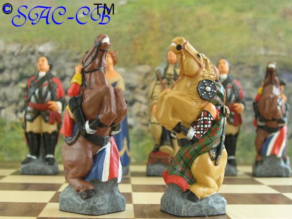 Battle of Culloden Hand Painted Chess Set - Deluxe - Image 8
