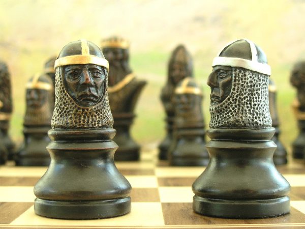 Hand Painted Richard the Lionheart Chess Set - Image 5