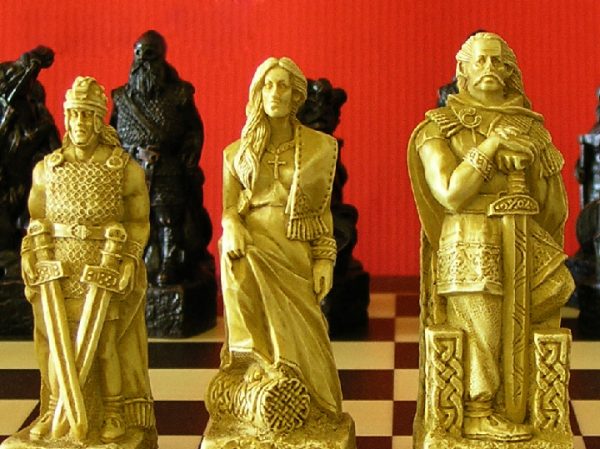 Celtic and Viking Chess Pieces