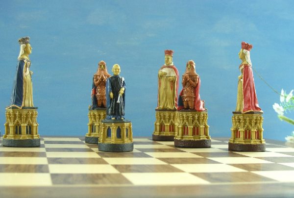Hand Painted Canterbury Cathedral Chess Pieces - Image 6
