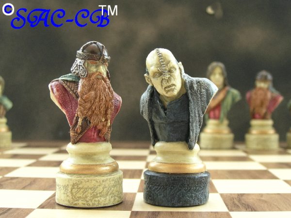 Berkeley Chess Ltd - Lord of the Rings Hand Painted Chess Set - Image 2