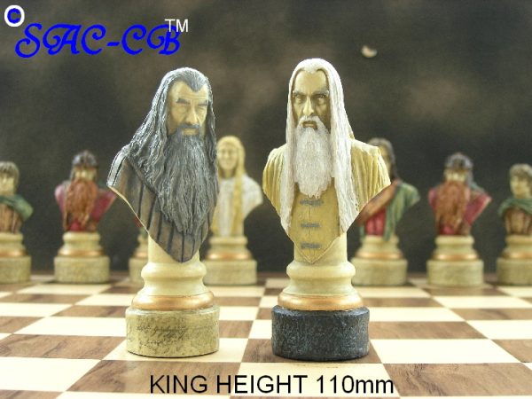 Berkeley Chess Ltd - Lord of the Rings Hand Painted Chess Set - Image 8