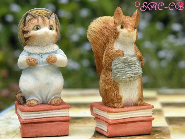 Peter Rabbit Hand Painted Chess Set With Board and Case - Image 11