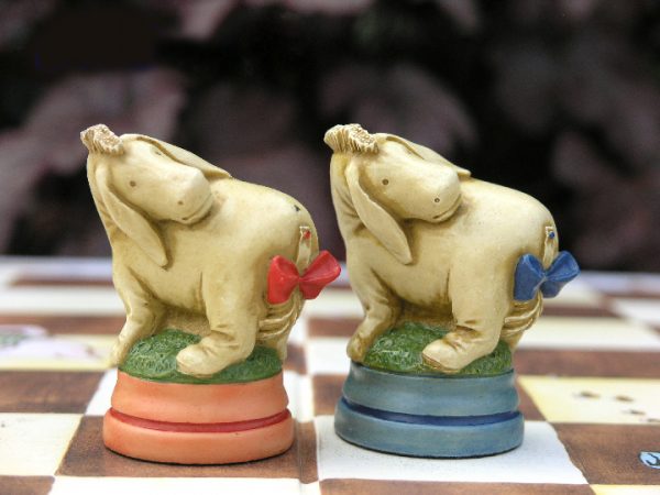 Hand Painted Winnie the Pooh Chess - Image 3