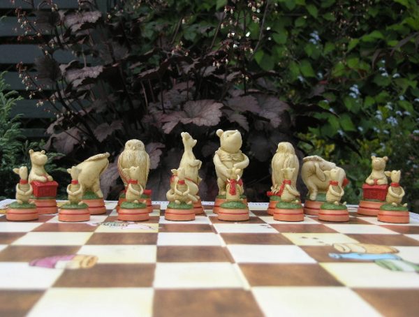 Hand Painted Winnie the Pooh Chess - Image 6