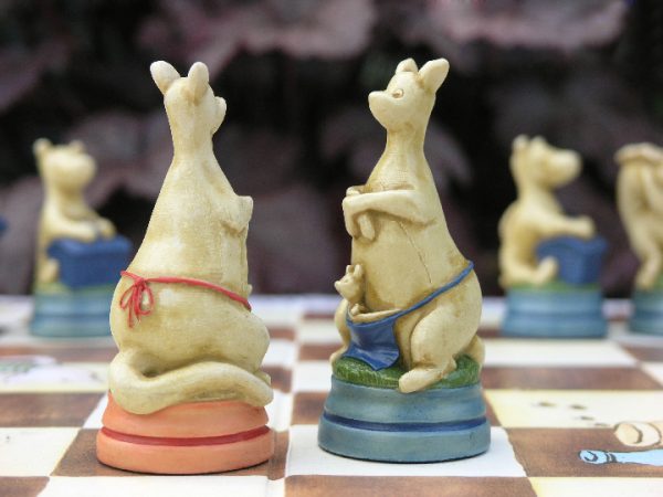 Hand Painted Winnie the Pooh Chess - Image 8