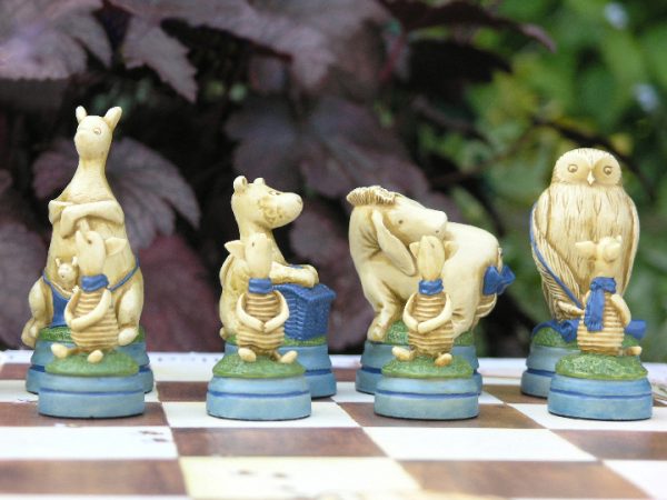 Hand Painted Winnie the Pooh Chess - Image 9