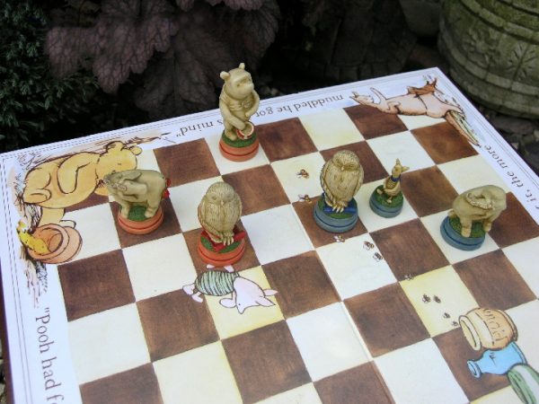 Hand Painted Winnie the Pooh Chess - Image 11