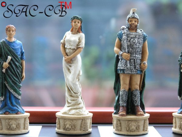 Hand Painted Trojan including Board (Economy Range 1 of 8)