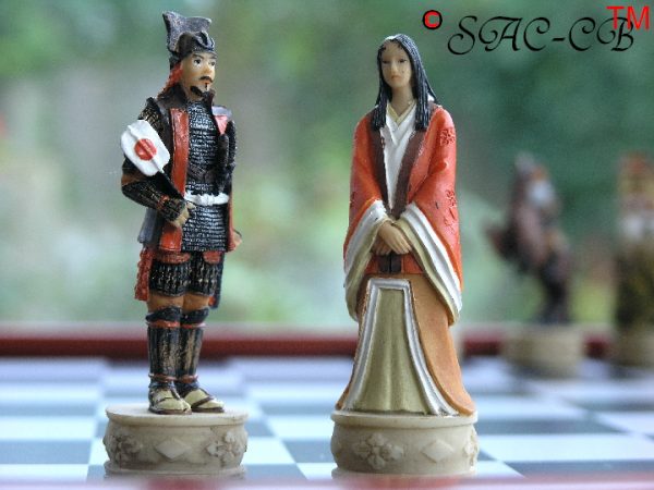 Hand Painted Samurai including Board (Economy Range 3 of 8)
