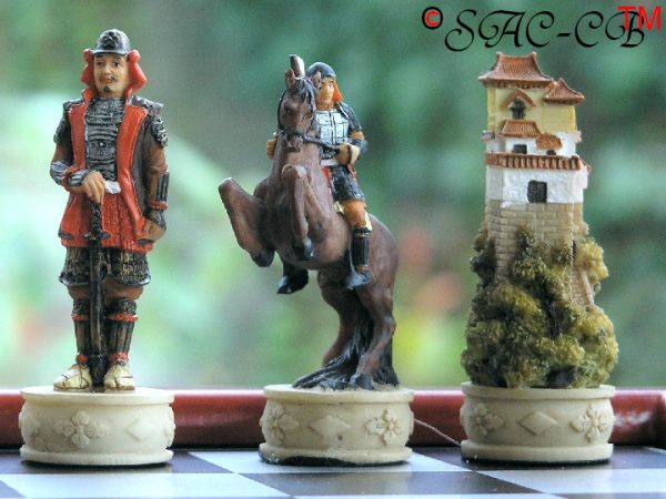 Hand Painted Samurai including Board (Economy Range 3 of 8) - Image 4