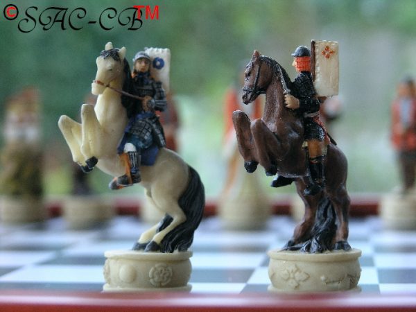 Hand Painted Samurai including Board (Economy Range 3 of 8) - Image 6