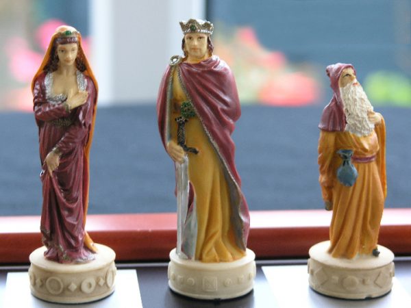 Hand Painted Camelot including Board