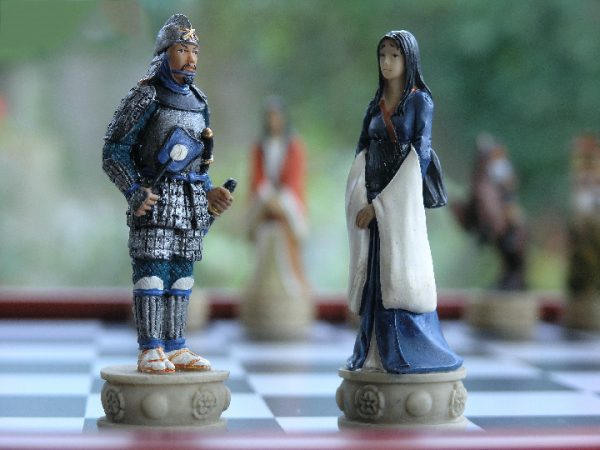 Hand Painted Samurai including Board - Image 8