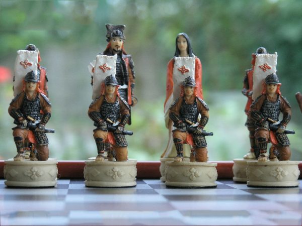 Hand Painted Samurai including Board - Image 11