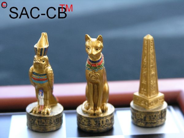 Hand Painted Egyptian including Board - Image 6
