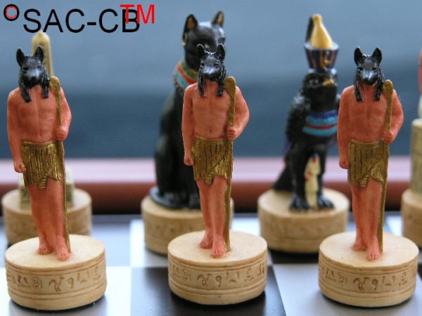 Hand Painted Egyptian including Board - Image 9