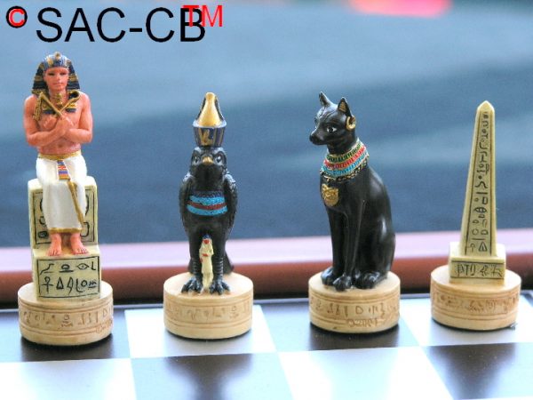 Hand Painted Egyptian including Board - Image 11