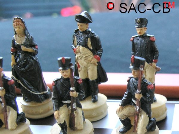 Italfama - Hand Painted Waterloo Chess Set - Image 3
